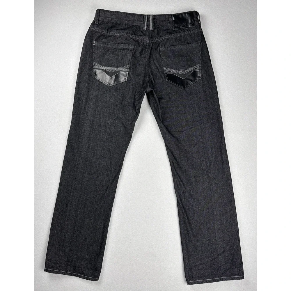 Sean John Hamilton Dark Wash Straight Leg Jeans Size 34 Men's Denim